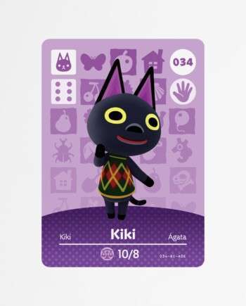 Animal Crossing Amiibo Cards Series 1 - 034 Kiki