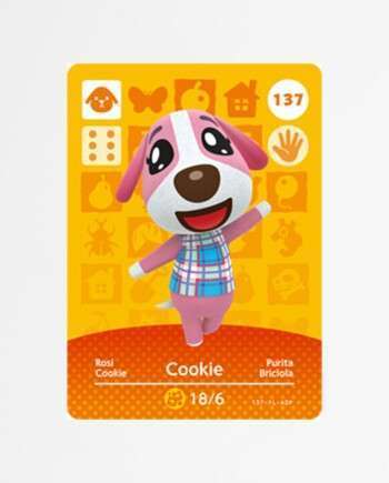 Animal Crossing Amiibo Cards Series 2 - 137 Cookie