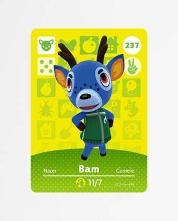 Animal Crossing Amiibo Cards Series 3 - 237 Bam