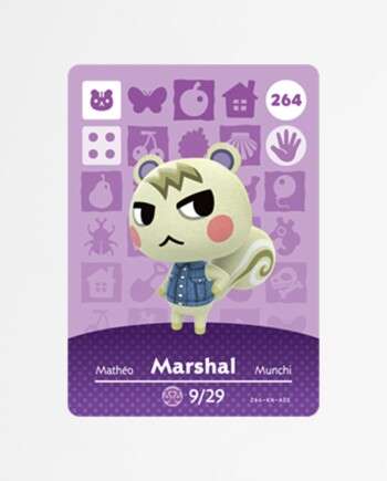 Animal Crossing Amiibo Cards Series 3 - 264 Marshal
