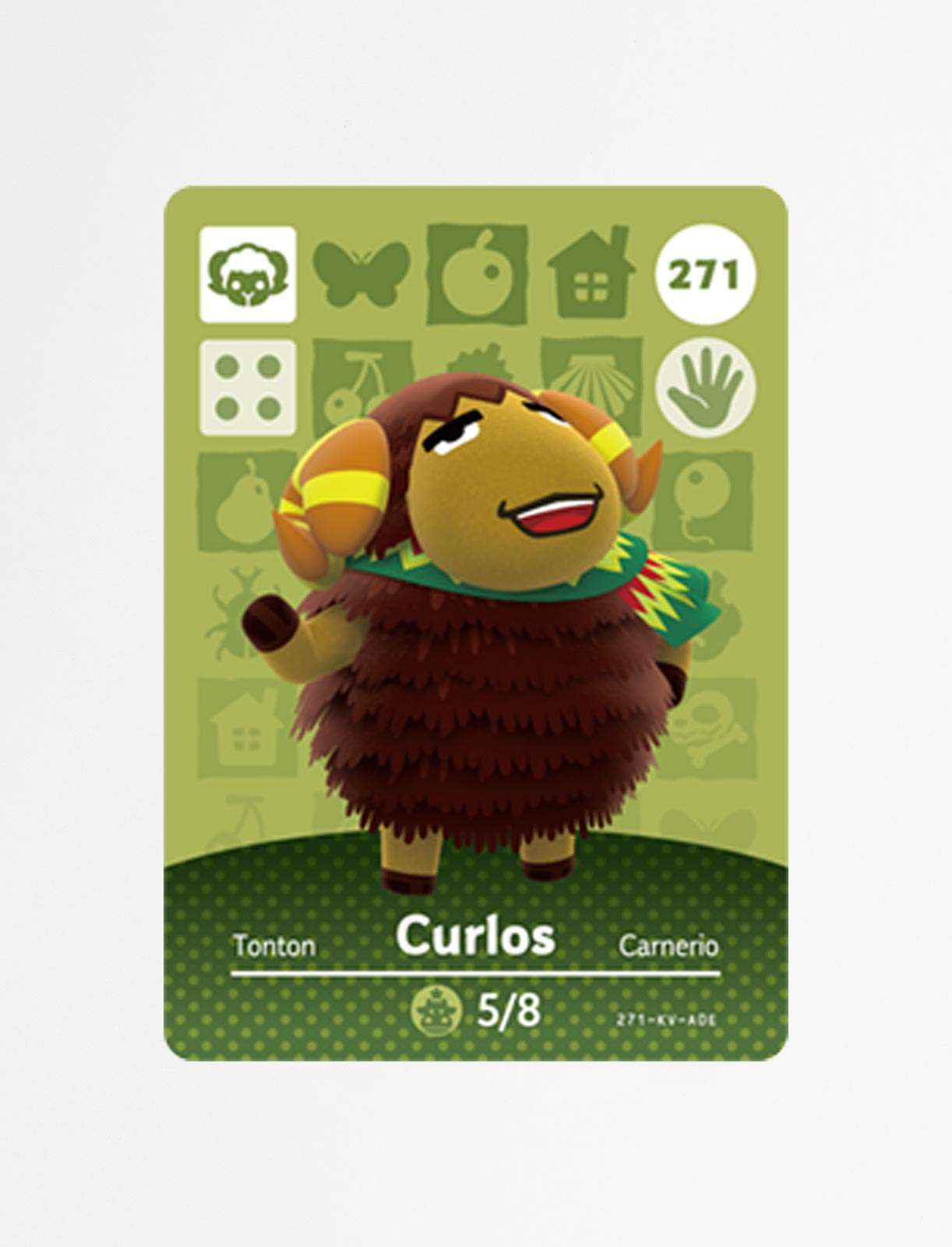 Animal Crossing Amiibo Cards Series 3 271 Curlos Pokuno