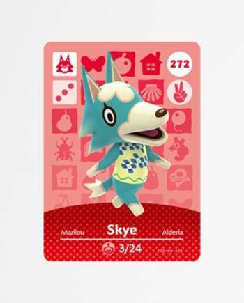 Animal Crossing Amiibo Cards Series 3 - 272 Skye