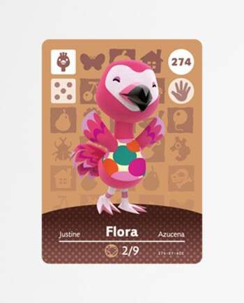 Animal Crossing Amiibo Cards Series 3 - 274 Flora