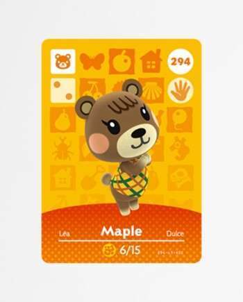 Animal Crossing Amiibo Cards Series 3 - 294 Maple