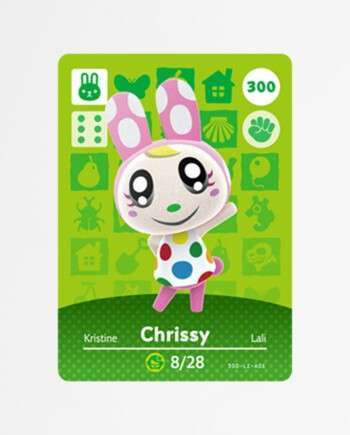 Animal Crossing Amiibo Cards Series 3 - 300 Chrissy