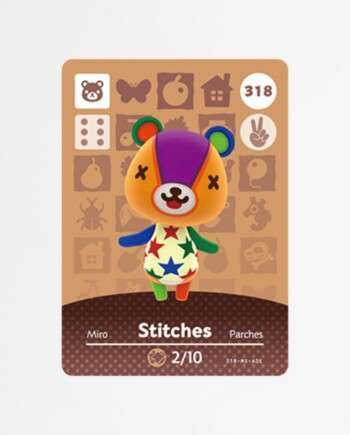 Animal Crossing Amiibo Cards Series 4 - 318 Stitches