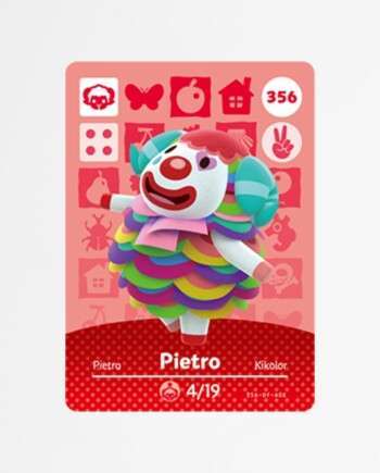 Animal Crossing Amiibo Cards Series 4 - 356 Pietro