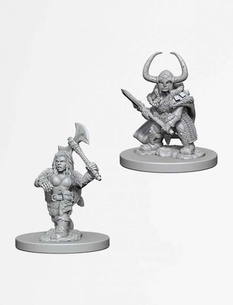 Dandd Nolzurs Marvelous Miniatures Female Dwarf Barbarian Pokuno 