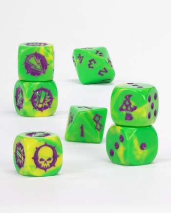 Warhammer Blood Bowl Snotling Team Dice Set